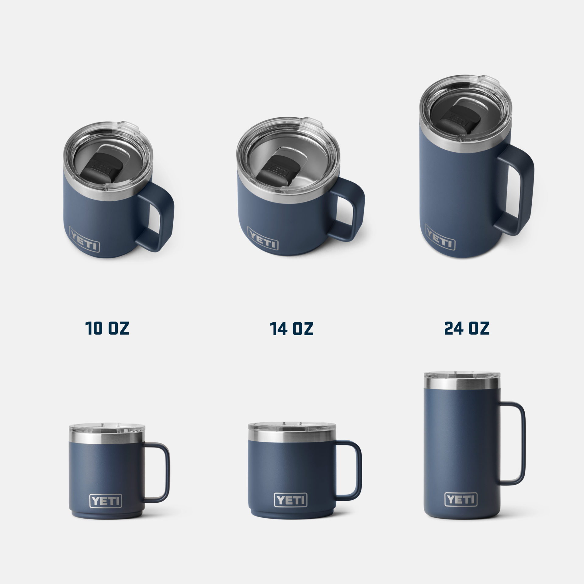 YETI Rambler® 14 oz (414 ml) Stackable Mug Navy