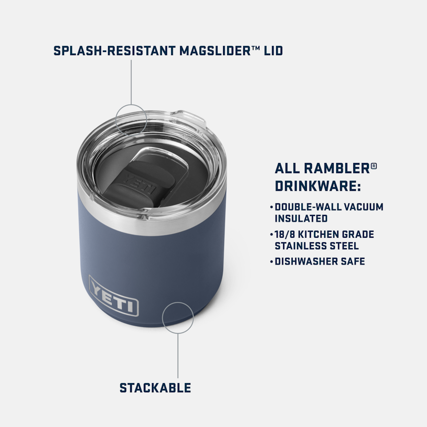 YETI Rambler® 10 OZ (296ml) Stackable Lowball Stainless Steel