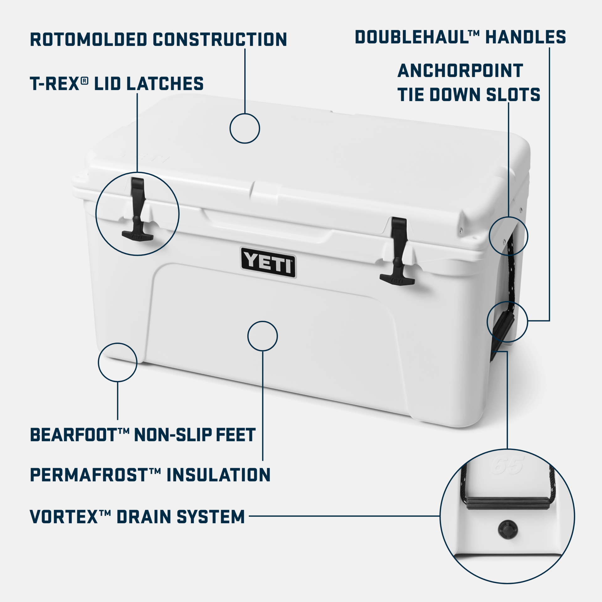 YETI Tundra® 65 Cool Box Rescue Red